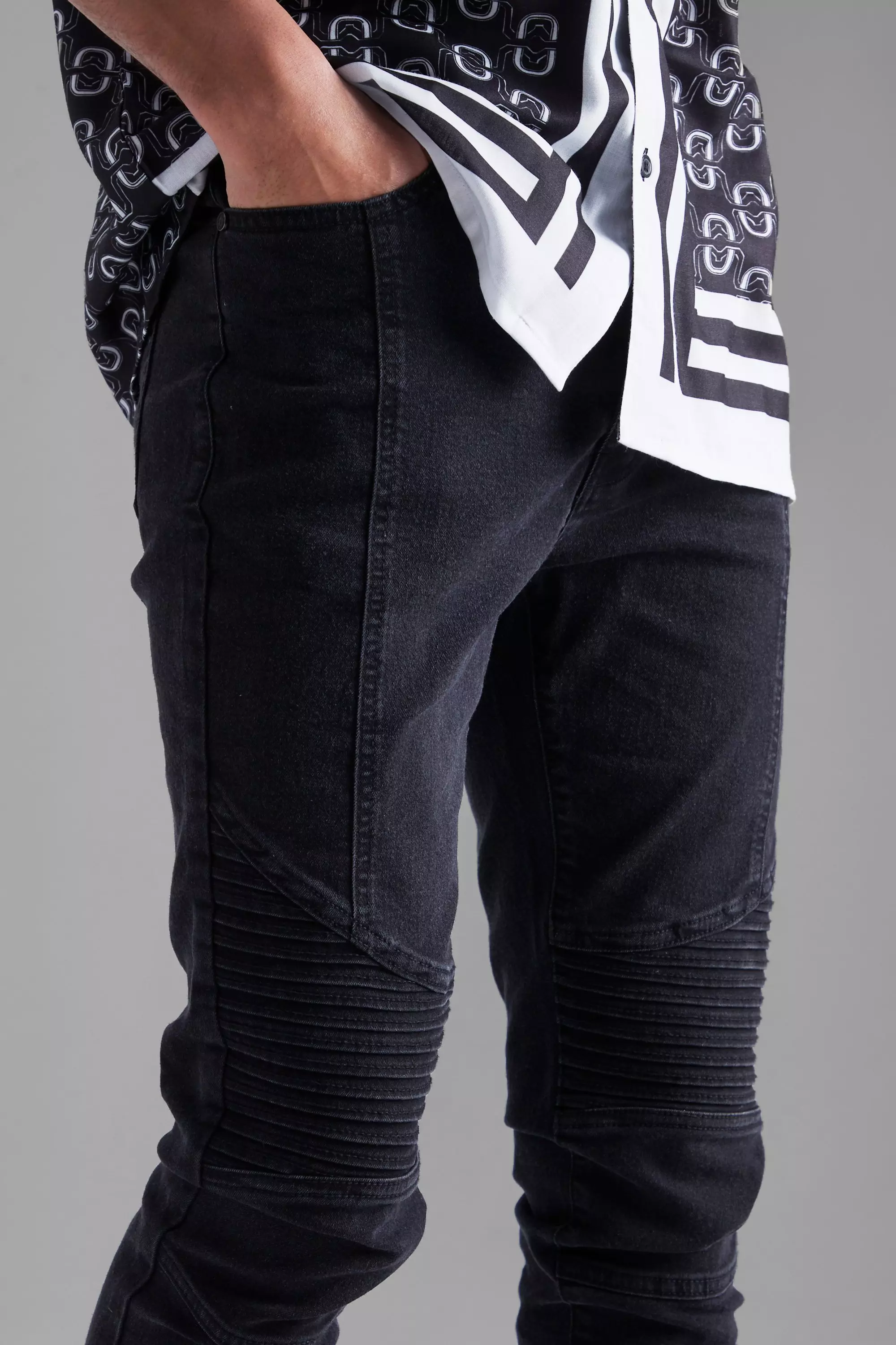 Tall sales biker jeans